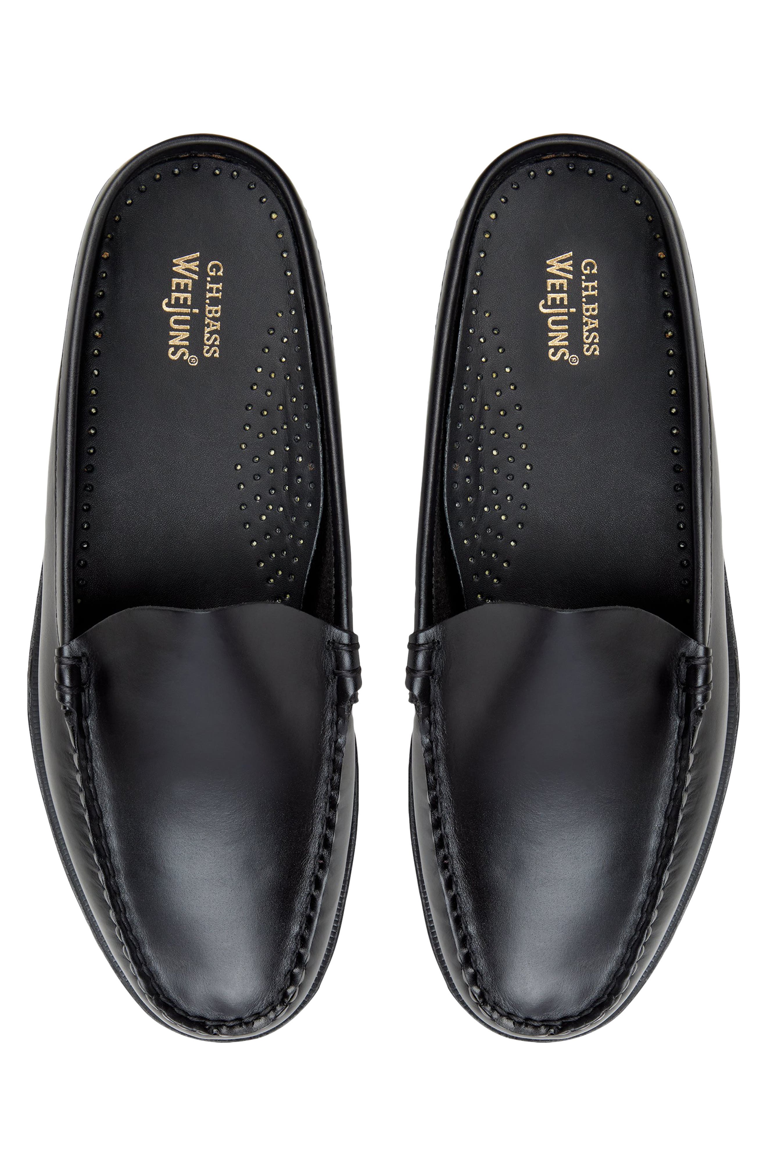 G.H.BASS Beaumont Loafer Mule, Alternate, color, Black