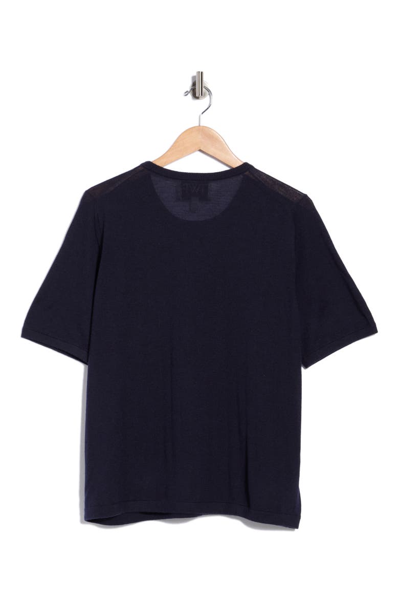 True Cashmere Crewneck Sweater, Alternate, color, DARK NAVY