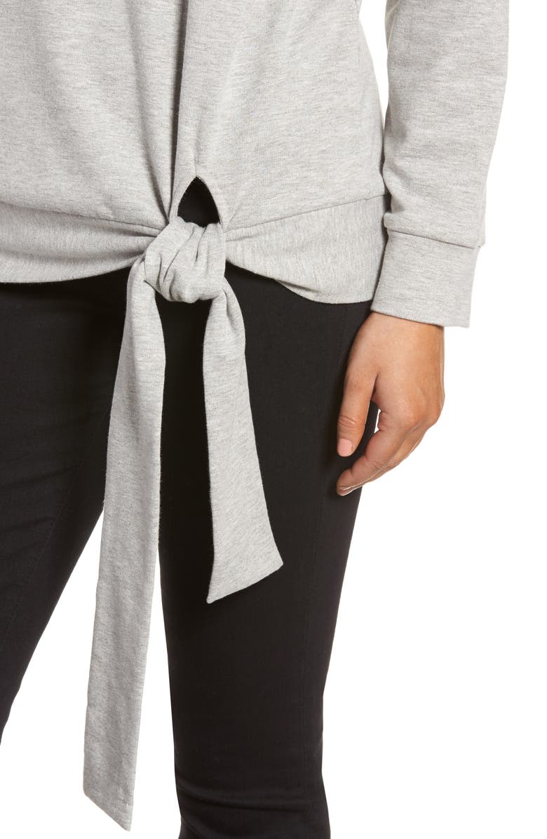 Caslon<sup>®</sup> Tie Knot Sweatshirt, Alternate, color,