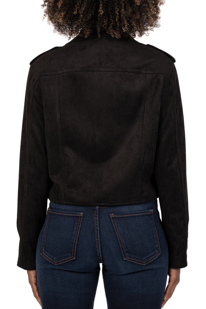 Jackie Moto Jacket, Alternate, color, BLACK