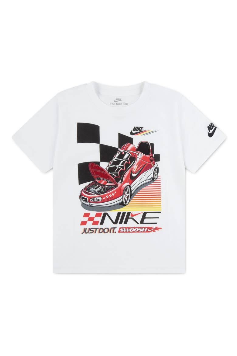 Kids' Victory Lap Graphic T-Shirt, Main, color, WHITE