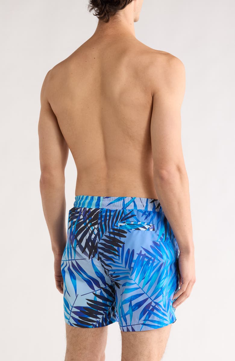 BOSS Calala Swim Trunks, Alternate, color, Medium Blue
