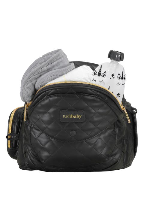 Quilted Faux Leather Hip Seat Carrier
