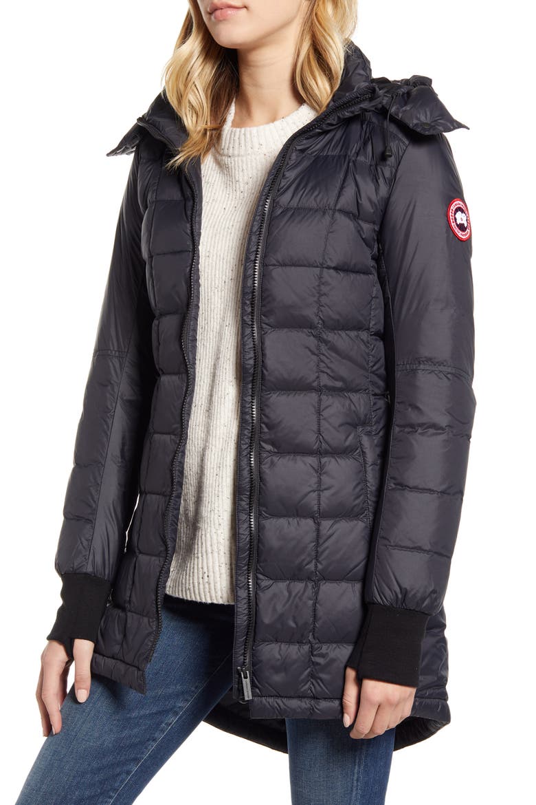 Ellison Packable Down Jacket, Main, color, BLACK - NOIR
