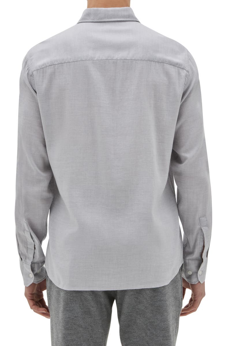 Robert Barakett Mount Eden Twill Button-Up Shirt, Alternate, color, 