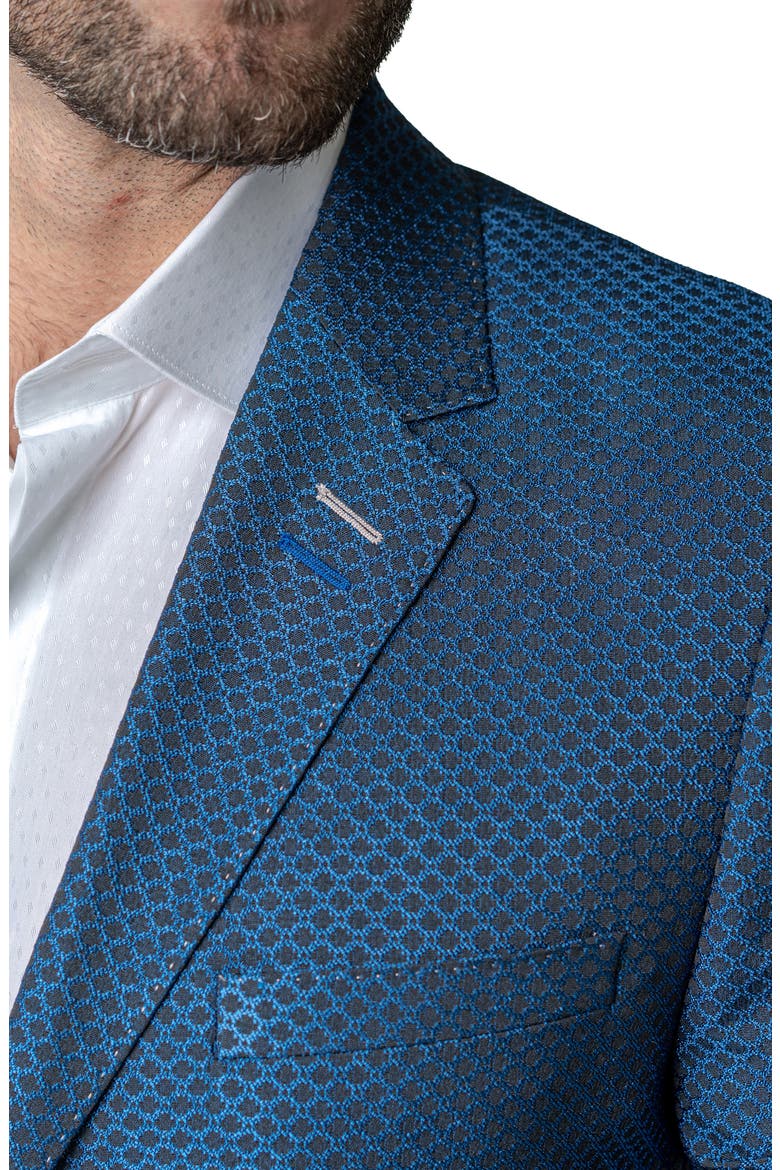 Socrates Luxor Blue Stretch Sport Coat, Alternate, color, BLUE