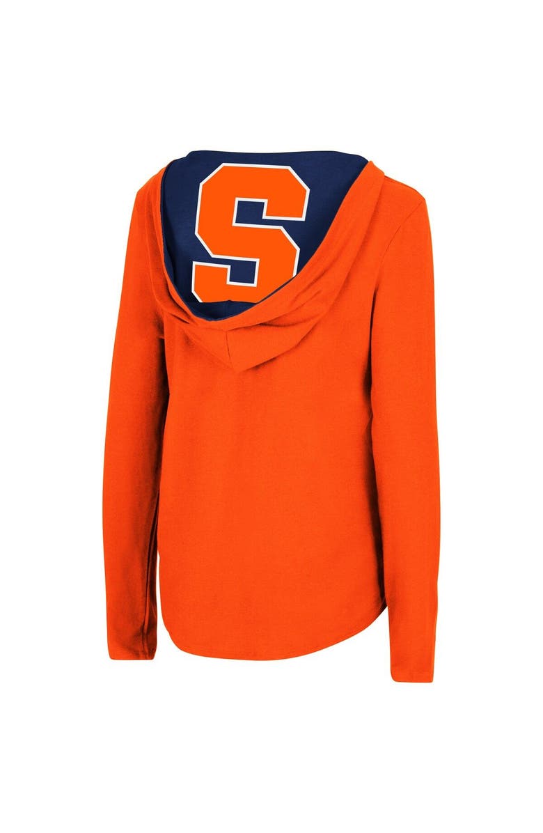 COLOSSEUM Women's Colosseum Orange Syracuse Orange Catalina Hoodie Long Sleeve T-Shirt, Alternate, color, Orange
