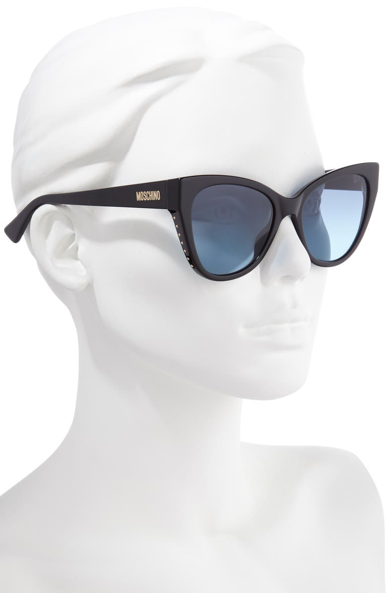 Moschino 54mm Cat Eye Sunglasses, Alternate, color,
