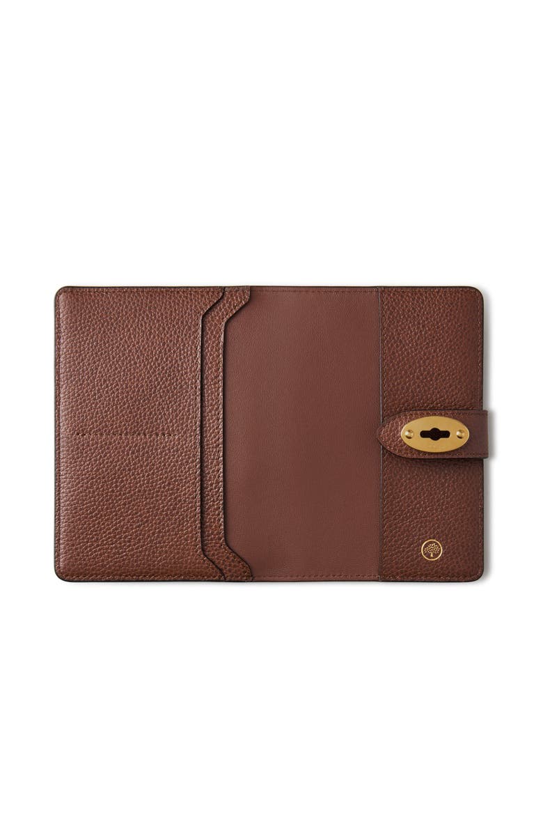 Mulberry Darley Passport Cover, Alternate, color, Oak