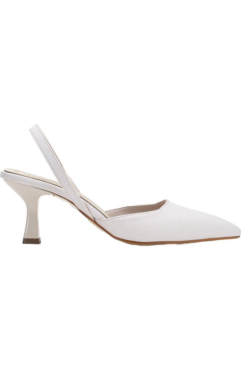 Forever & Always Shoes Rae Slingback Kitten Heel Pumps, Main, color, Beige Suede Faux Leather