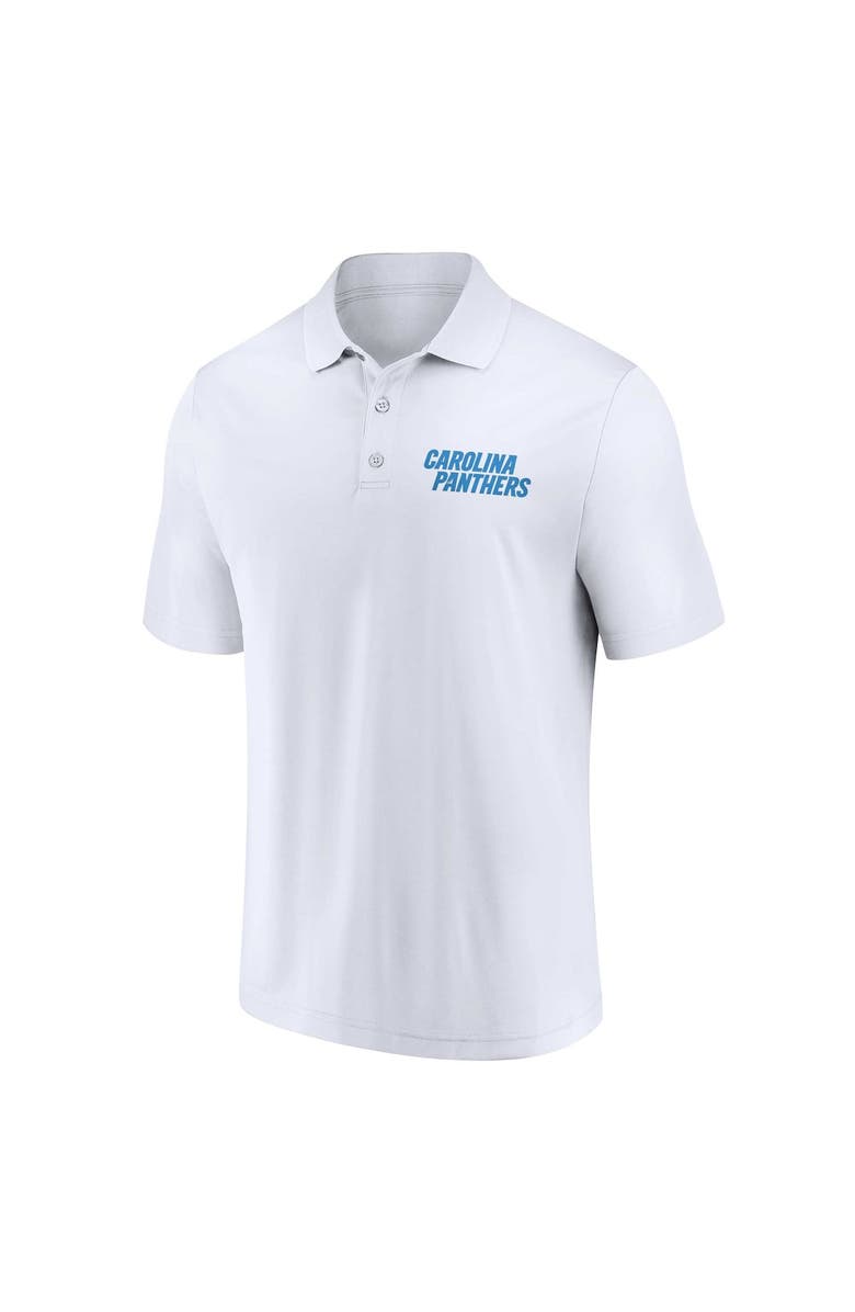FANATICS Men's Fanatics Branded White/Black Carolina Panthers Lockup Two-Pack Polo Set, Alternate, color, White