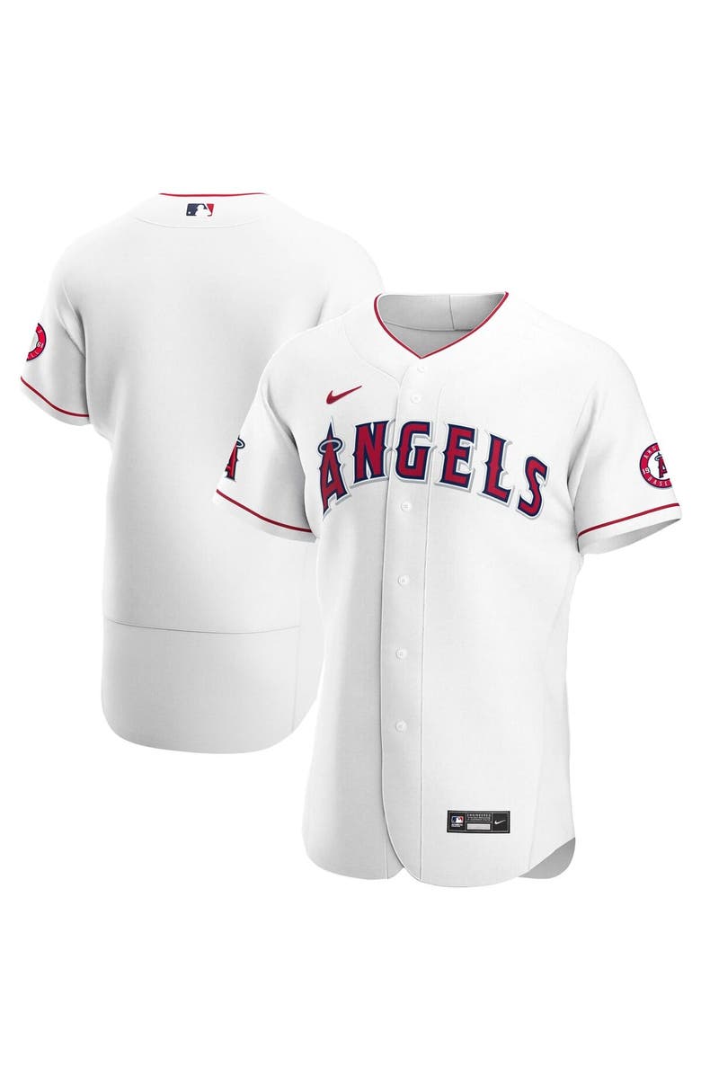 Nike Men's Nike White Los Angeles Angels Home Authentic Team Jersey, Main, color, White