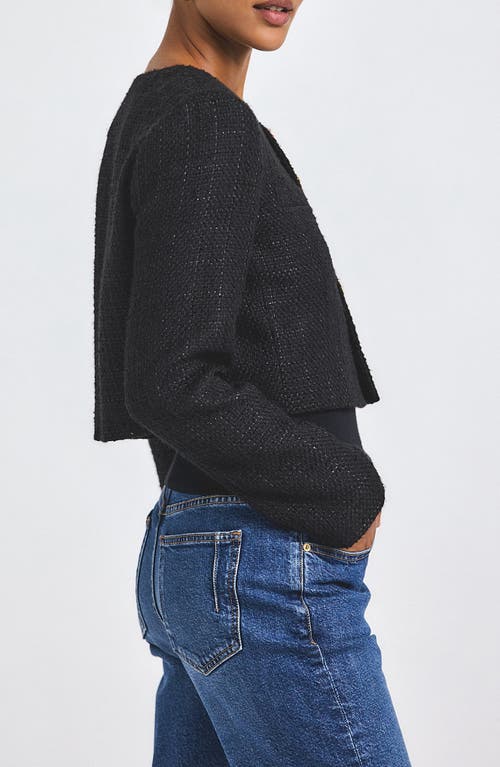 Derek Lam 10 Crosby Juliette Tweed Jacket In Black