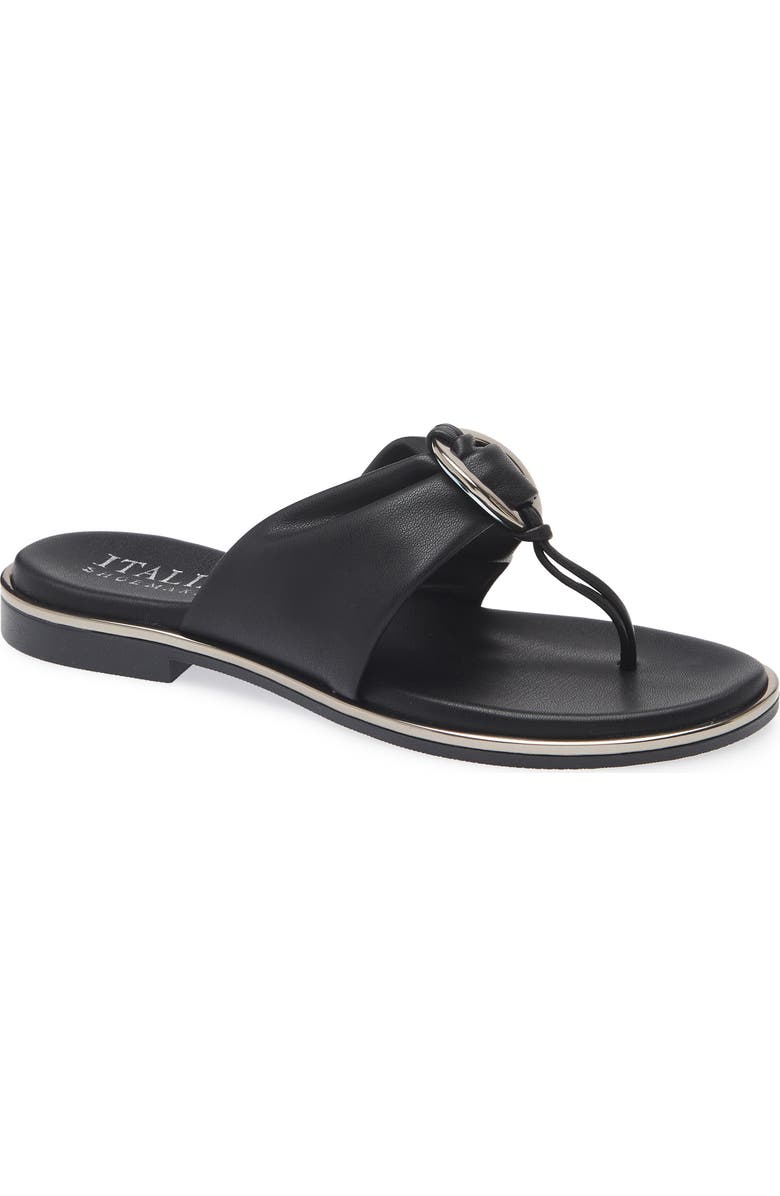 ITALIAN SHOEMAKERS Martie Flat Sandal, Main, color,