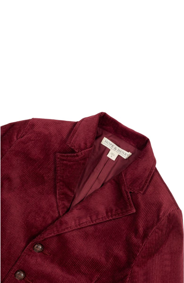 Hope & Henry Baby Boys' Organic Corduroy Blazer, Infant, Alternate, color,