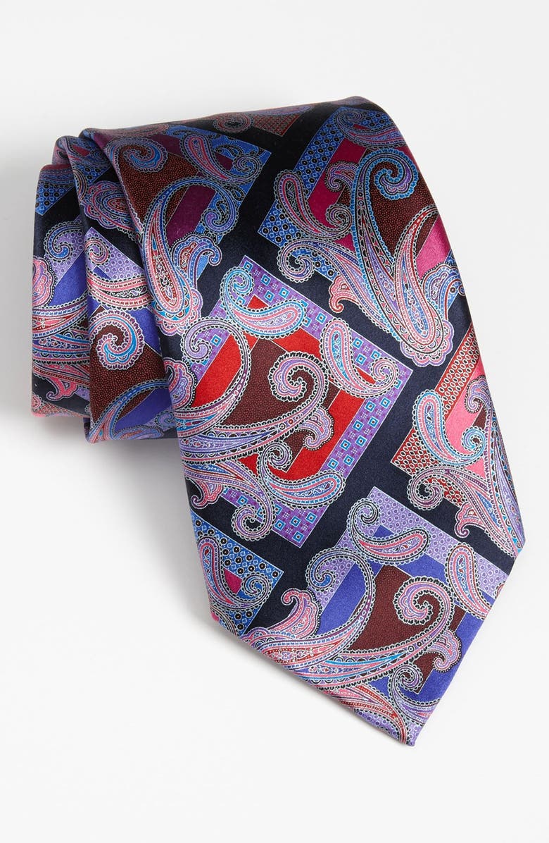 ZEGNA Ermenegildo Zegna "Quindici' Woven Silk Tie, Main, color,