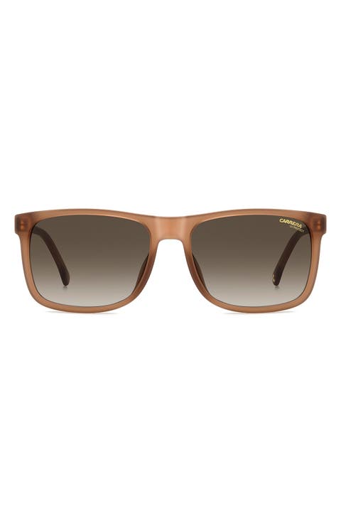 C Flex 57mm Gradient Rectangle Sunglasses