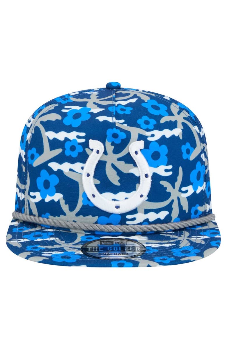 New Era Men's New Era Royal Indianapolis Colts Wakey Wakey Golfer Snapback Hat, Alternate, color, Royal