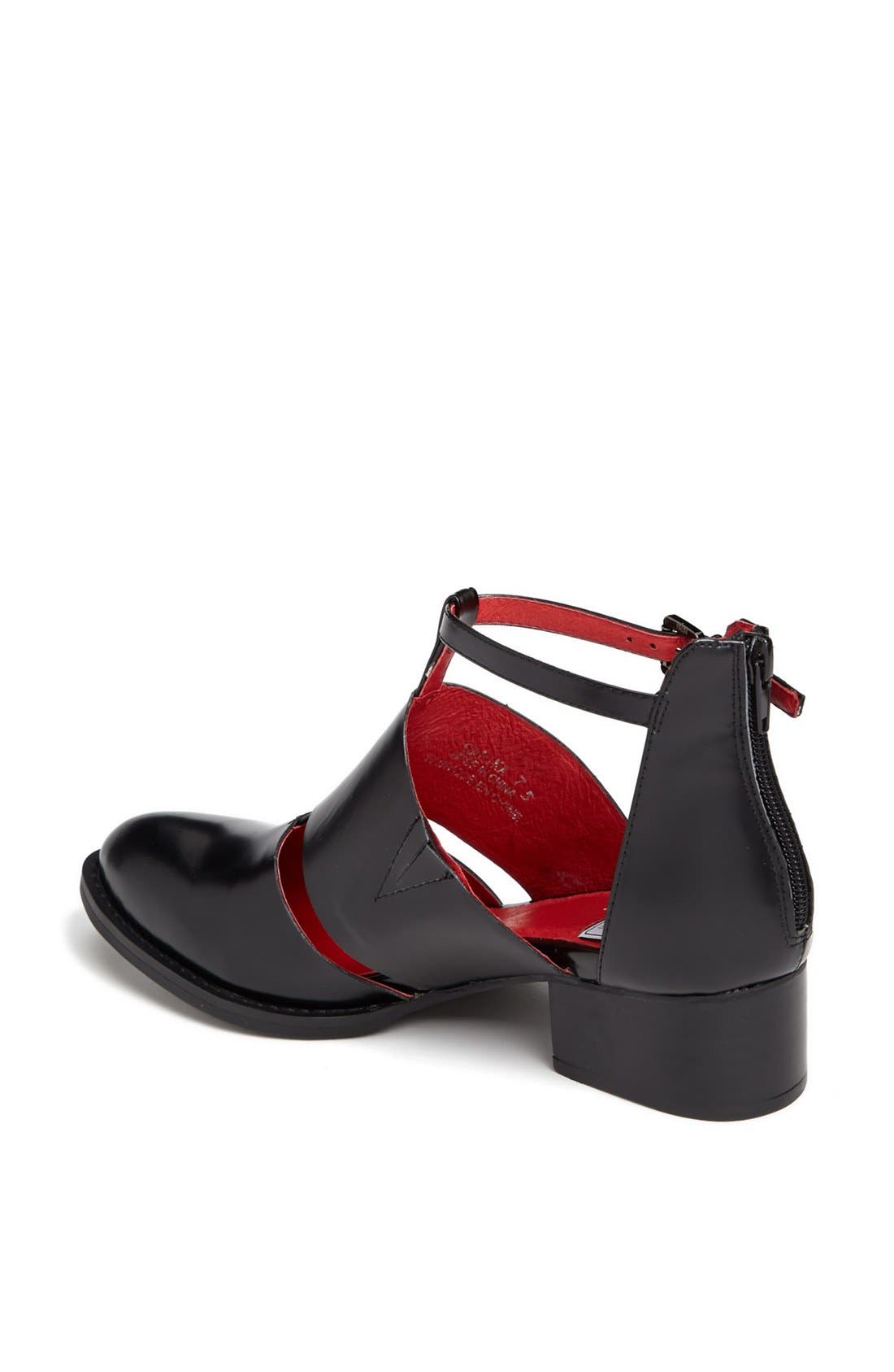'Carina' Bootie, Alternate, color, BLACK