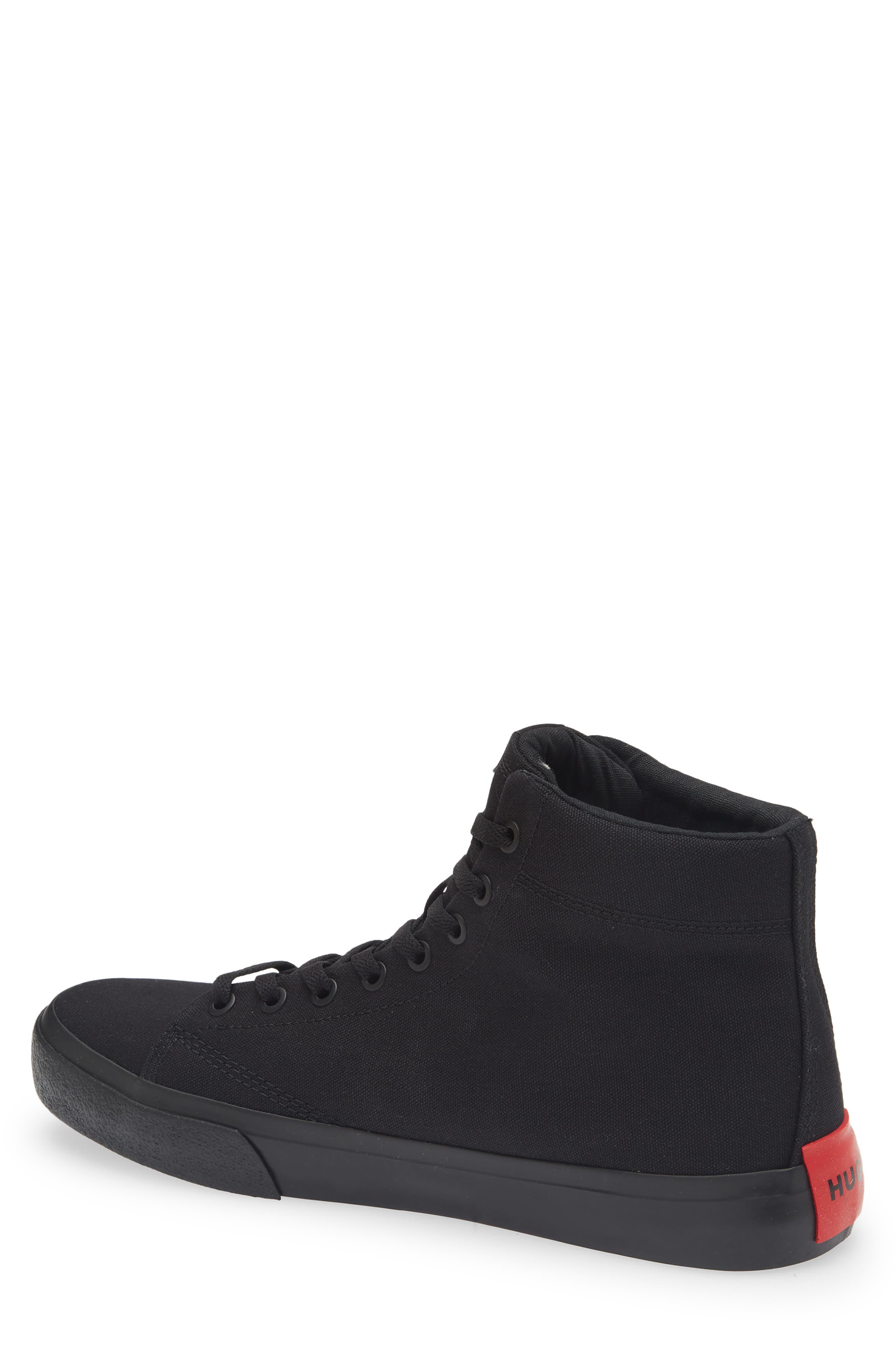 BOSS Dyerh High Top Sneaker, Alternate, color, Black