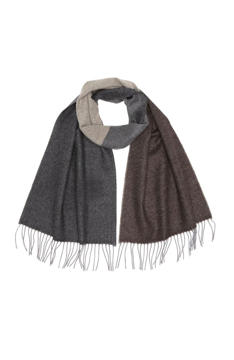 Chelsey Color Block Cashmere Scarf, Main, color,