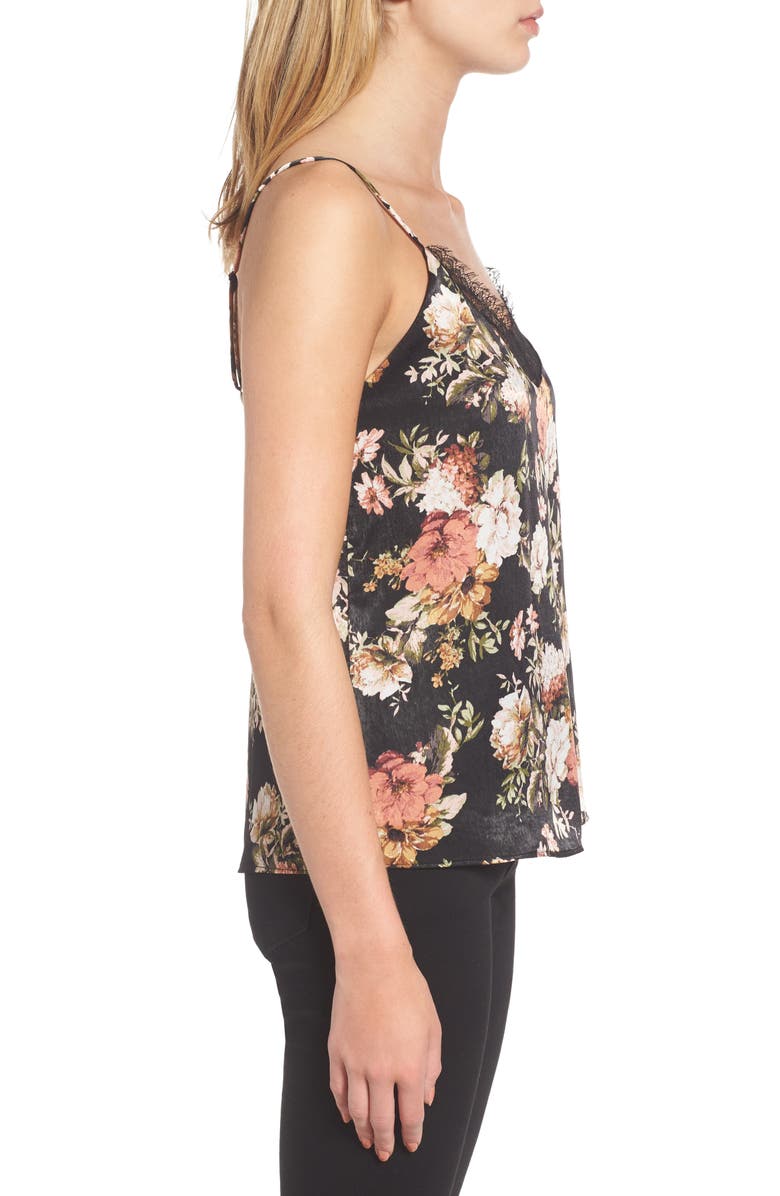 BP. Floral Lace Trim Camisole, Alternate, color, 