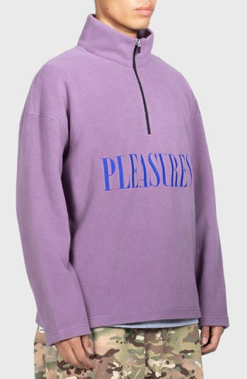 Onyx Oversize Half Zip Fleece Pullover