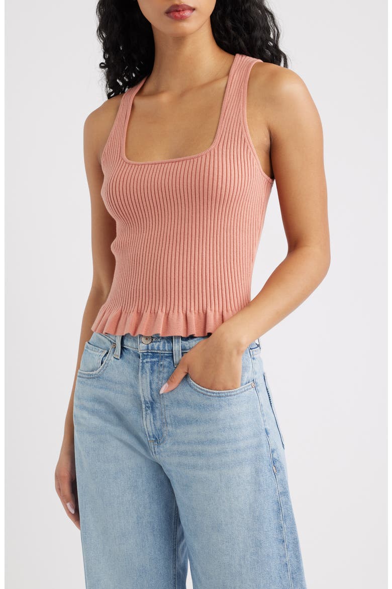 Bronwyn Rib Tank, Main, color, SALMON