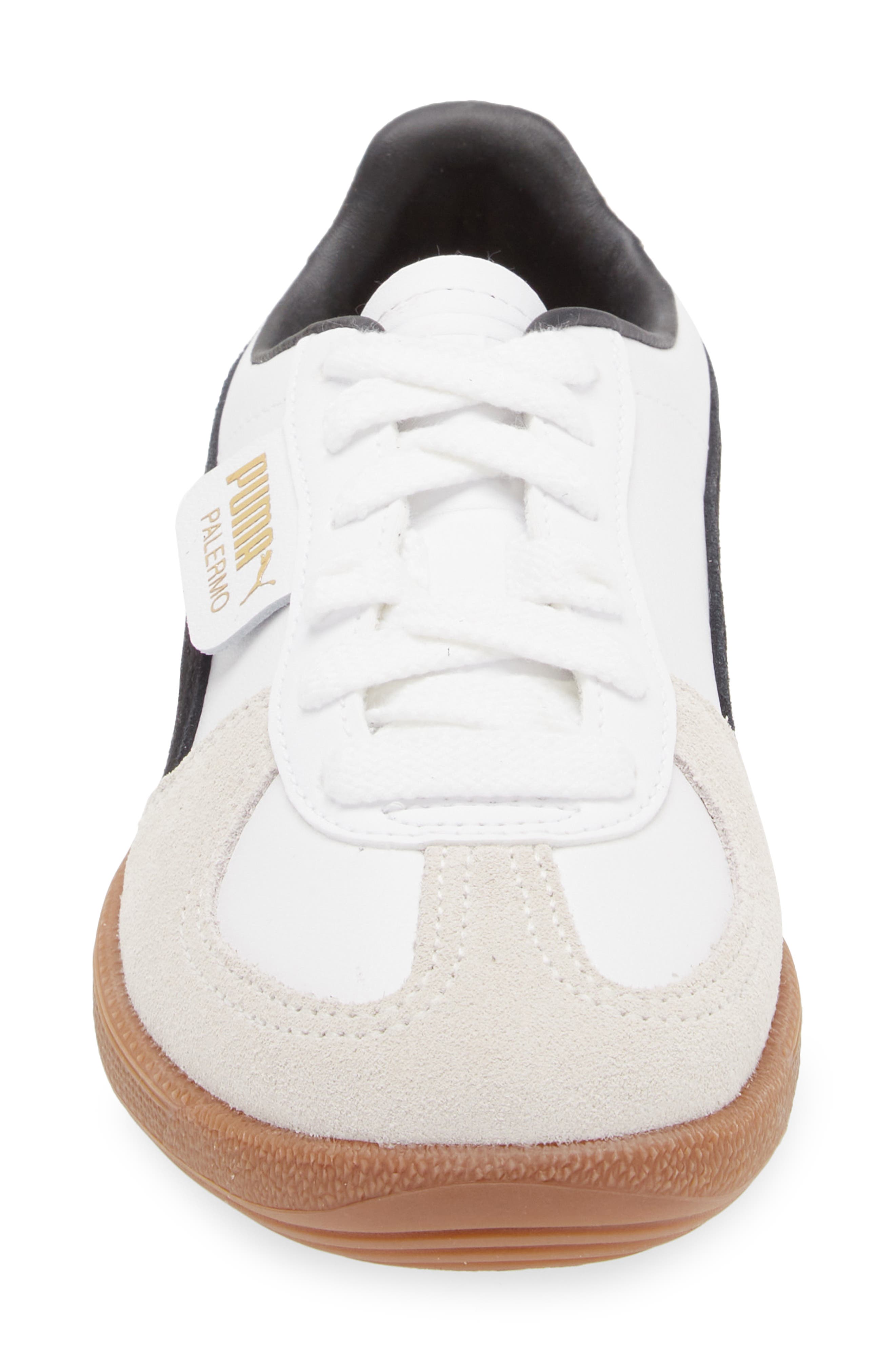 PUMA Palermo Leather Sneaker, Alternate, color, White