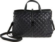 MZ Wallace Medium Astor Diamond Quilted Top Handle Bag
