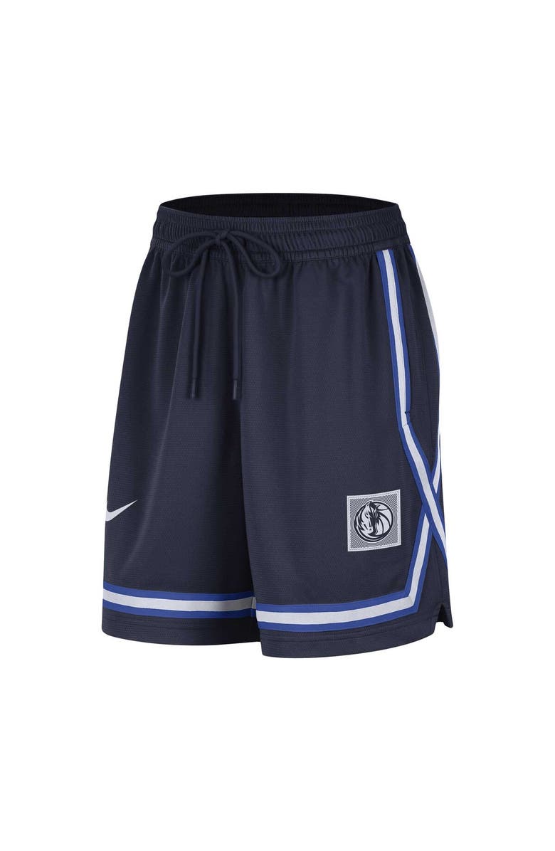 Nike Women's Nike Navy Dallas Mavericks Sideline Fly Crossover Performance Shorts, Alternate, color, Navy