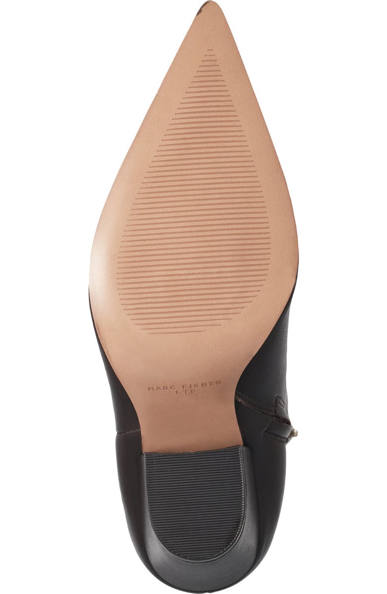 Marc Fisher LTD Estella Pointed Toe Knee High Boot, Alternate, color, Dark Brown