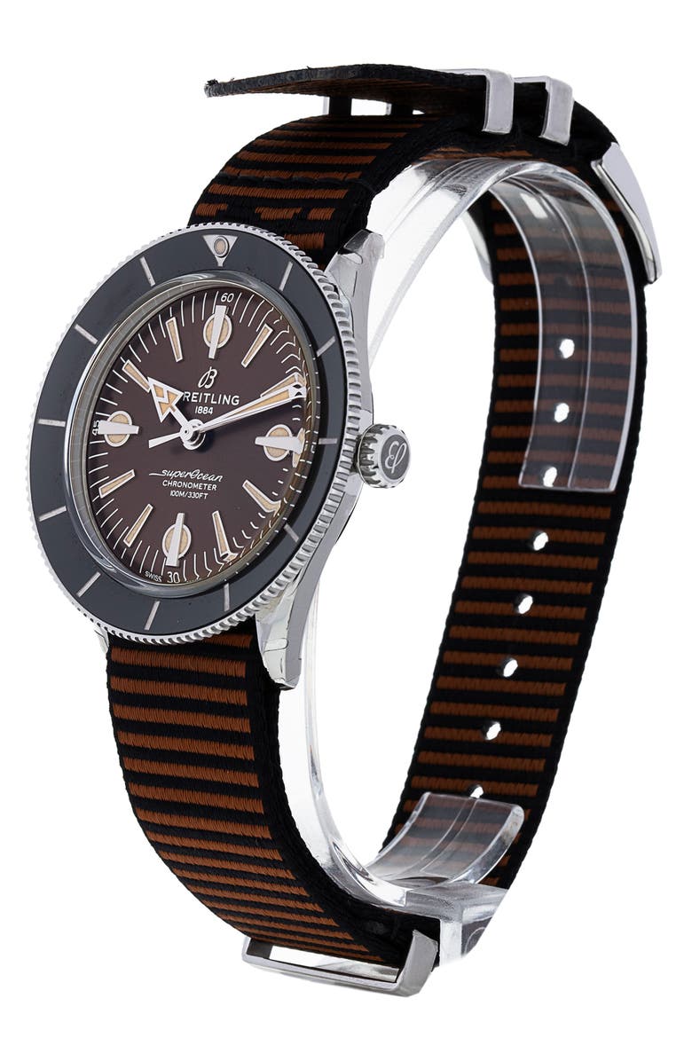 Watchfinder & Co. Breitling Preowned SuperOcean Heritage 57 Fabric Strap Watch, 42mm, Alternate, color, 