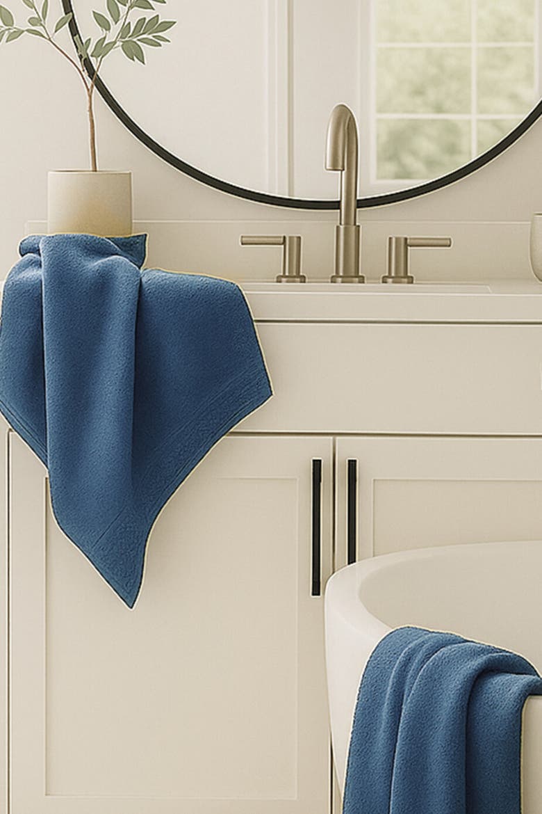 Luxury Viscose Odor & Mildew Resistant Towel Collection, Bath Towel 1pc, Alternate, color, Indigo