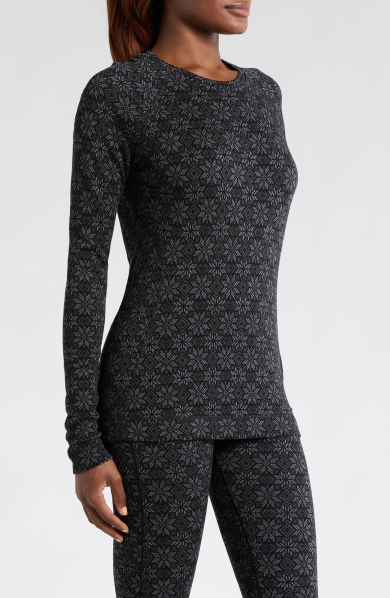 Smartwool Classic Thermal Merino Wool Base Layer Long Sleeve Top, Alternate, color, 