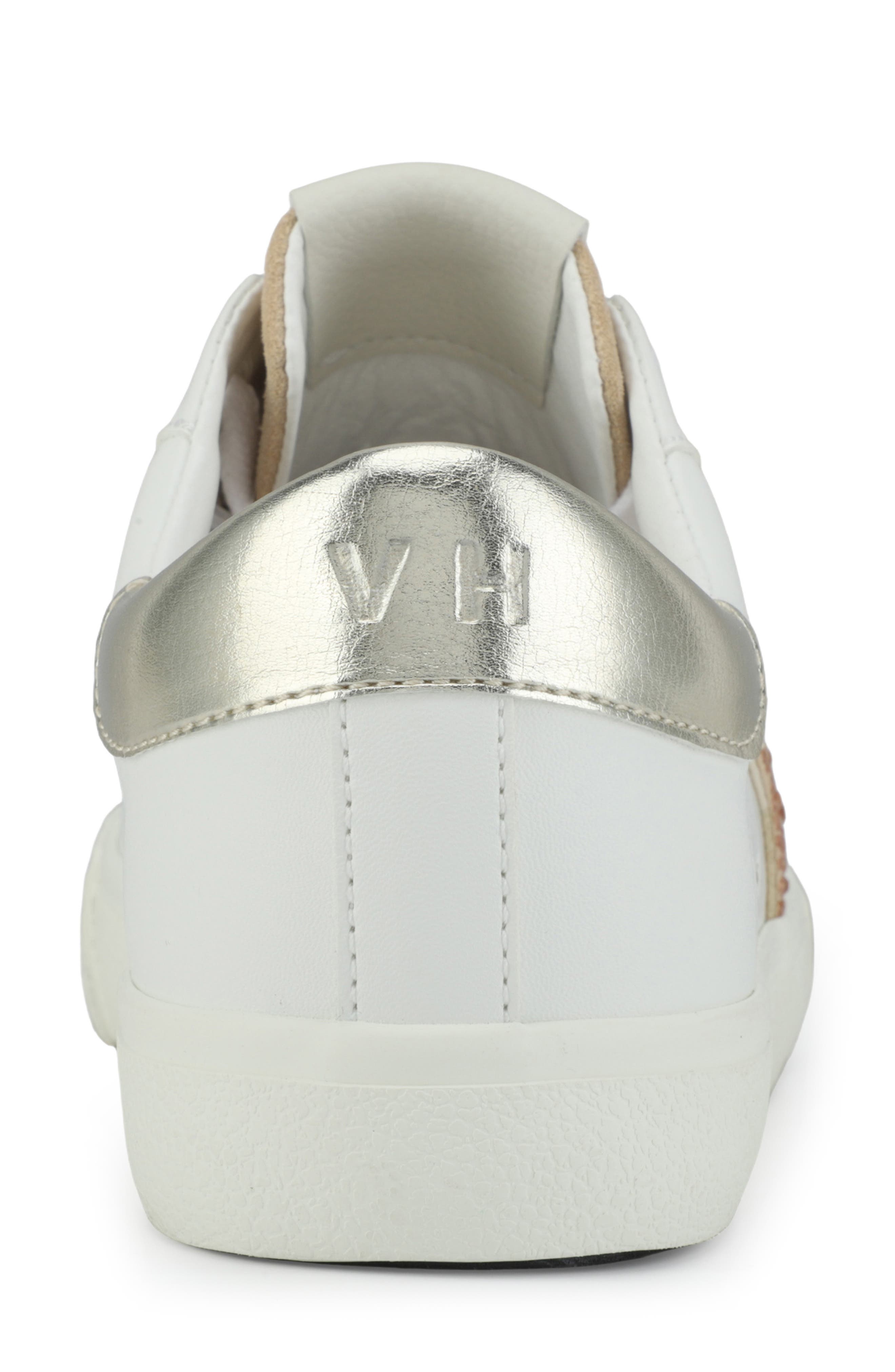 Star Sneaker, Alternate, color, WHITE/ TAUPE/ RHINESTONES
