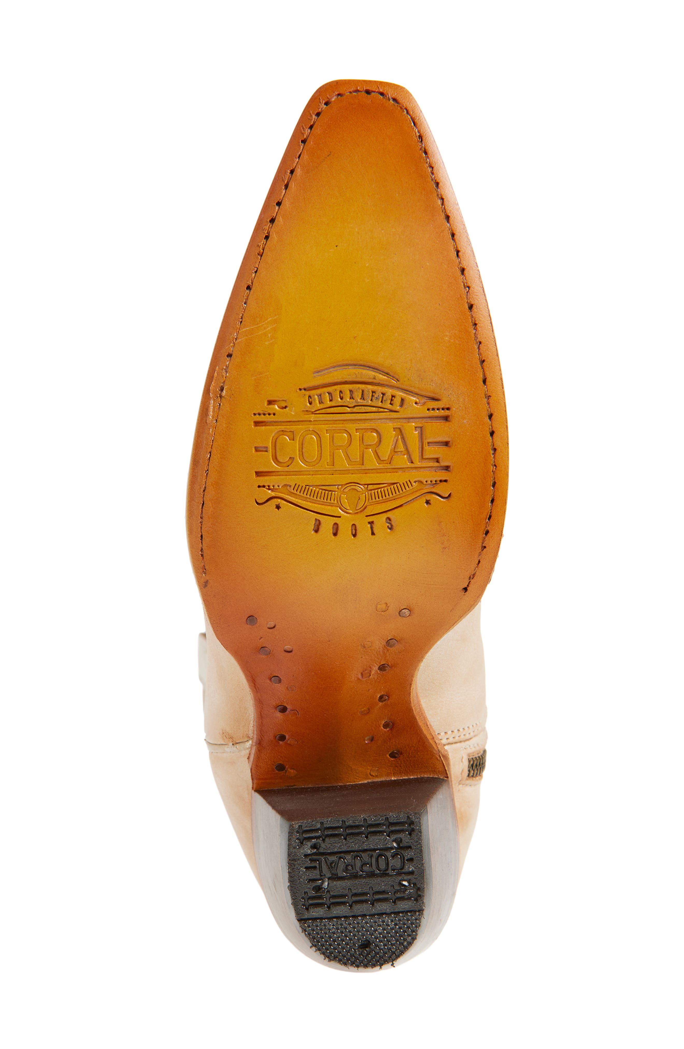 CORRAL Embroidered Western Boot, Alternate, color, Bone