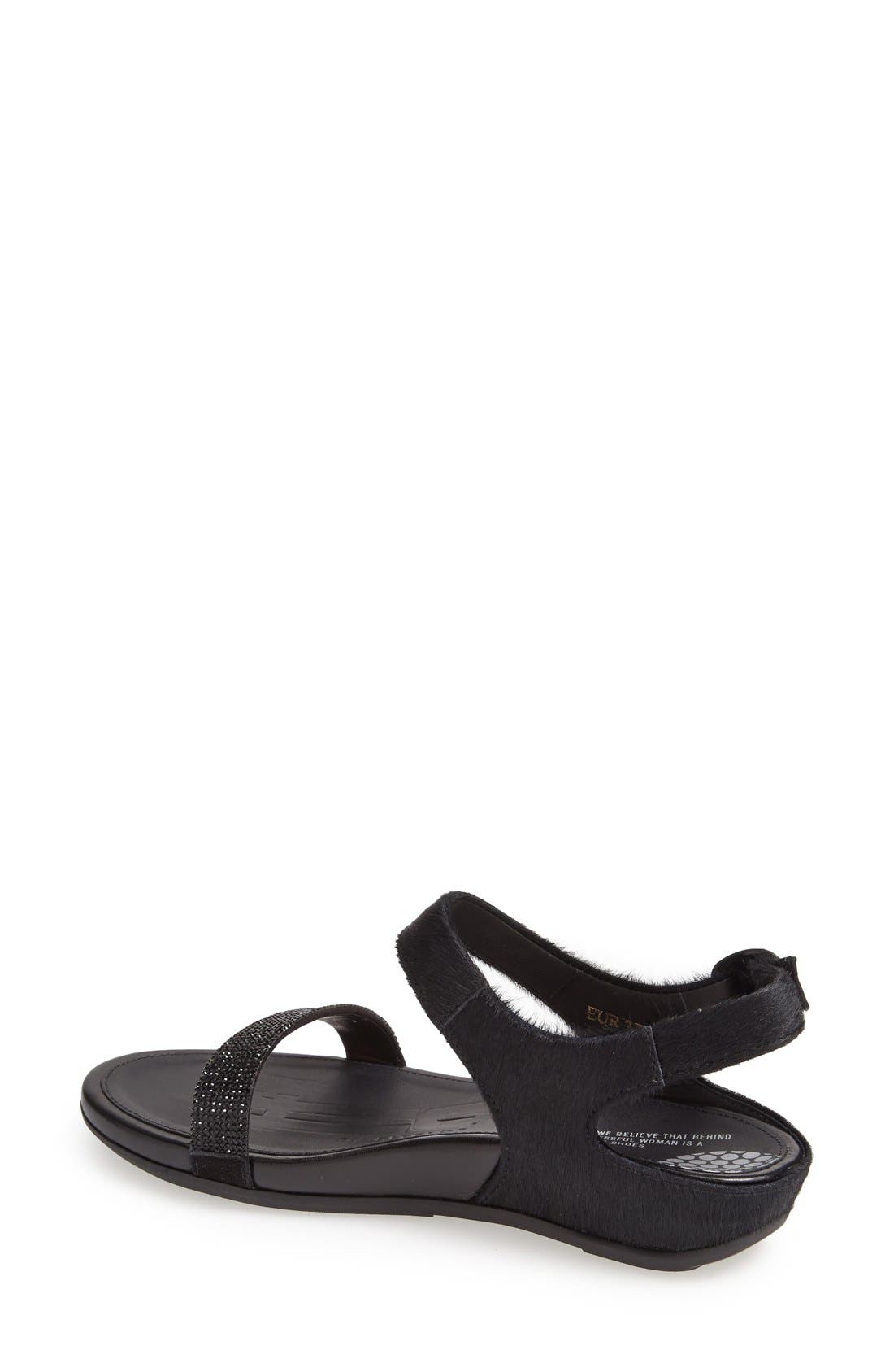 FitFlop <sup>™</sup> 'Banda' Calf Hair Sandal, Alternate, color, 