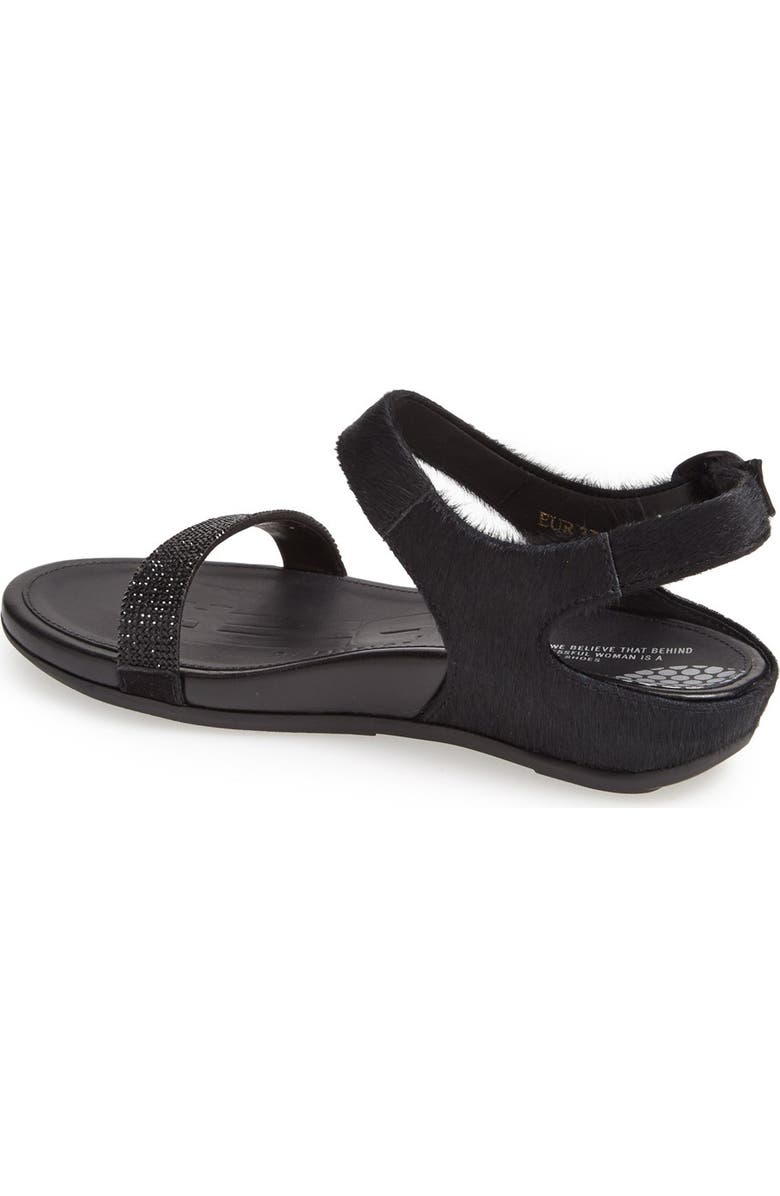 FitFlop <sup>™</sup> 'Banda' Calf Hair Sandal, Alternate, color,