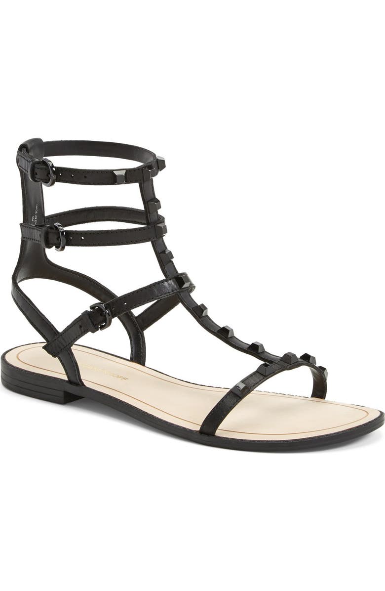 Rebecca Minkoff 'Georgina' Studded Leather Sandal, Main, color,