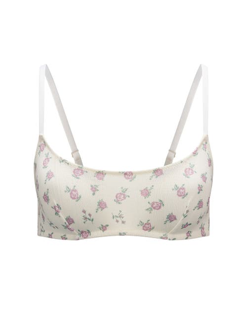 Adore Me Pointelle Unlined Bralette Bra In Multi