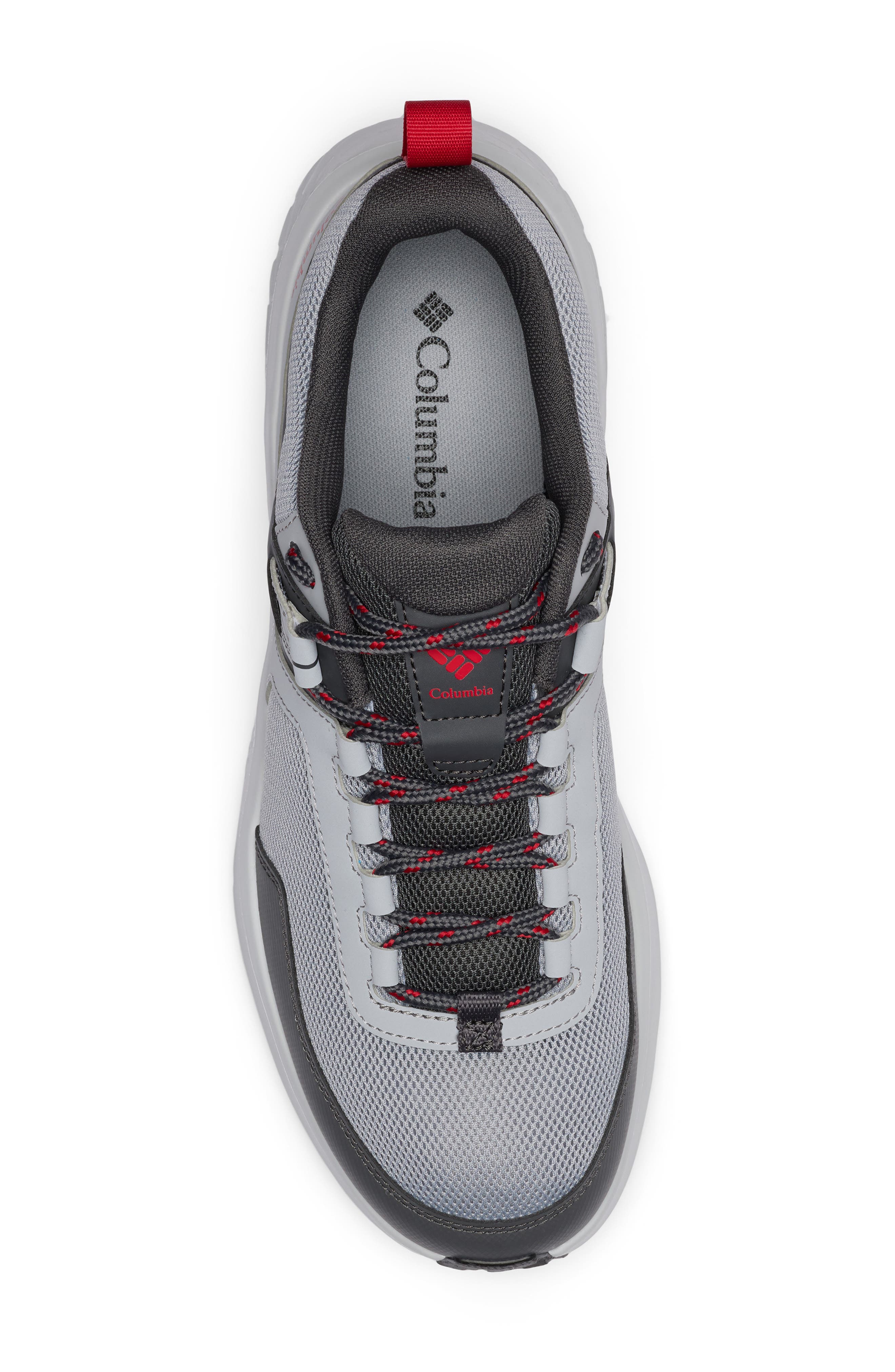 Columbia Konos<sup>™</sup> Low Water Resistant Hiking Shoe, Alternate, color, Steam/ Mountain Red