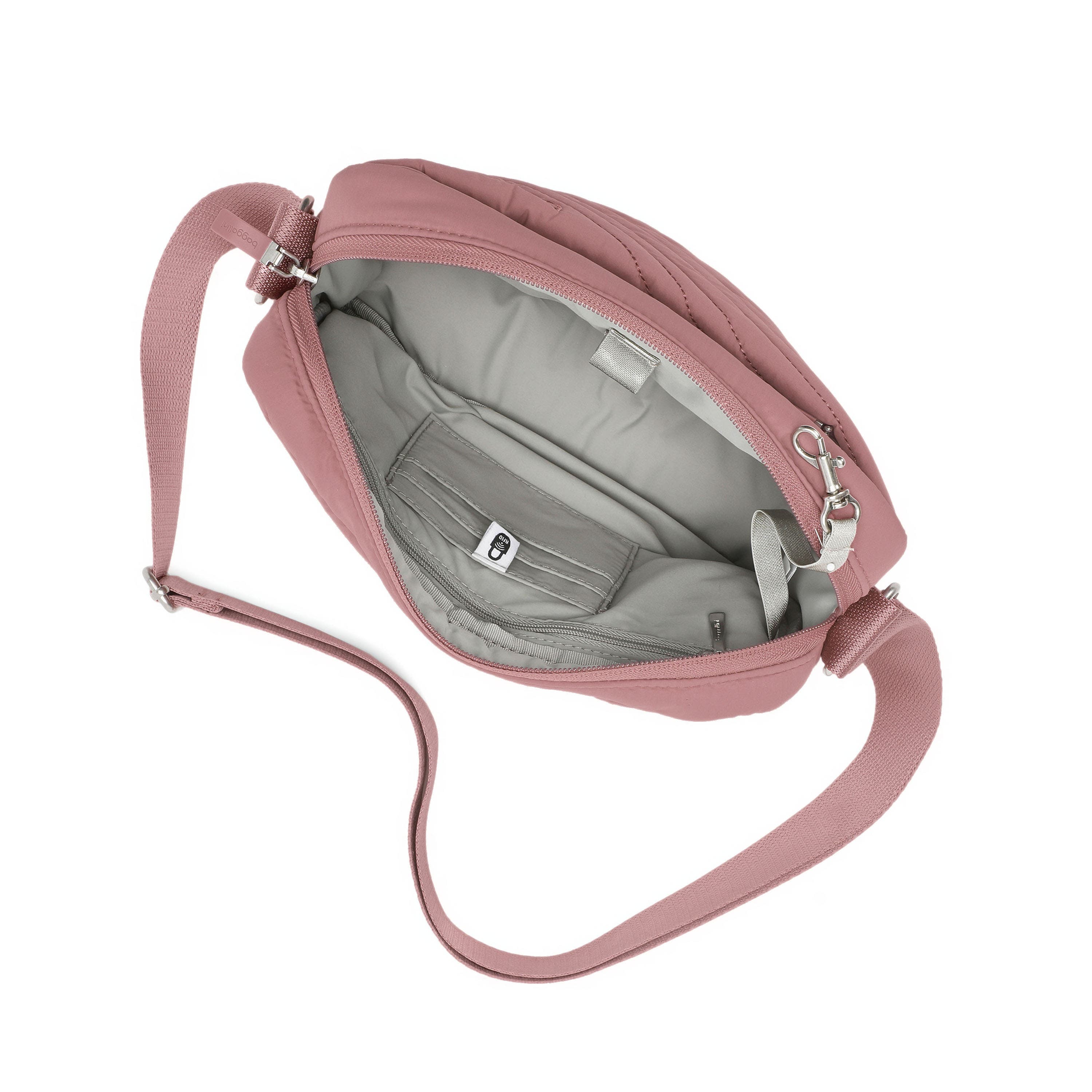 Set Wave Crossbody Bag, Alternate, color, Rose Quartz Wave Puff