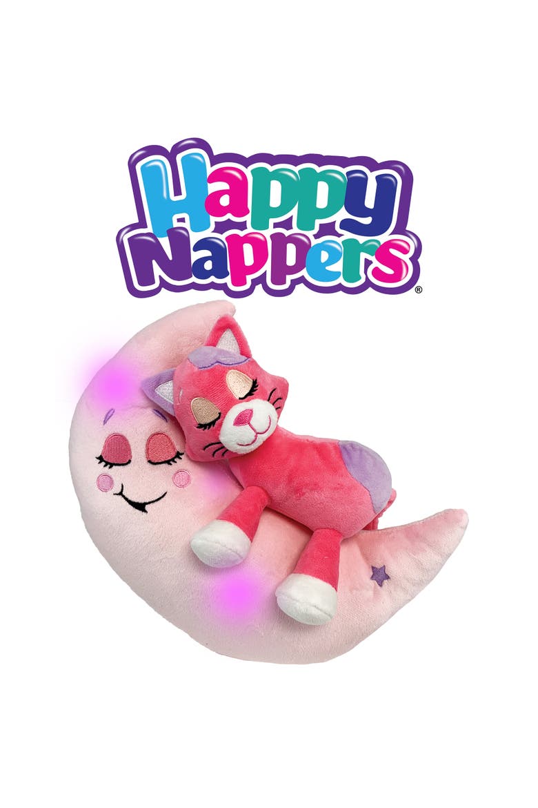 Lullabrites Moon Pet Pink Cat Plush, Alternate, color, Multicolored