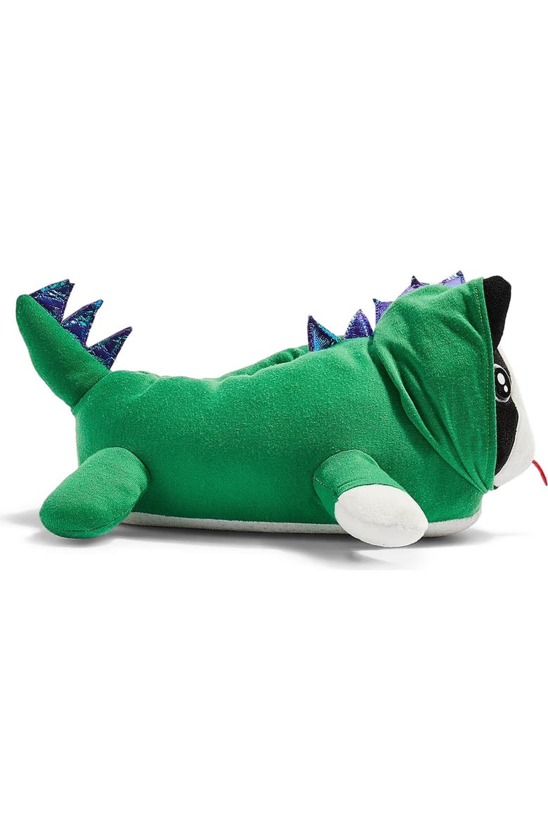 Topshop Dino Dog Slippers, Alternate, color,