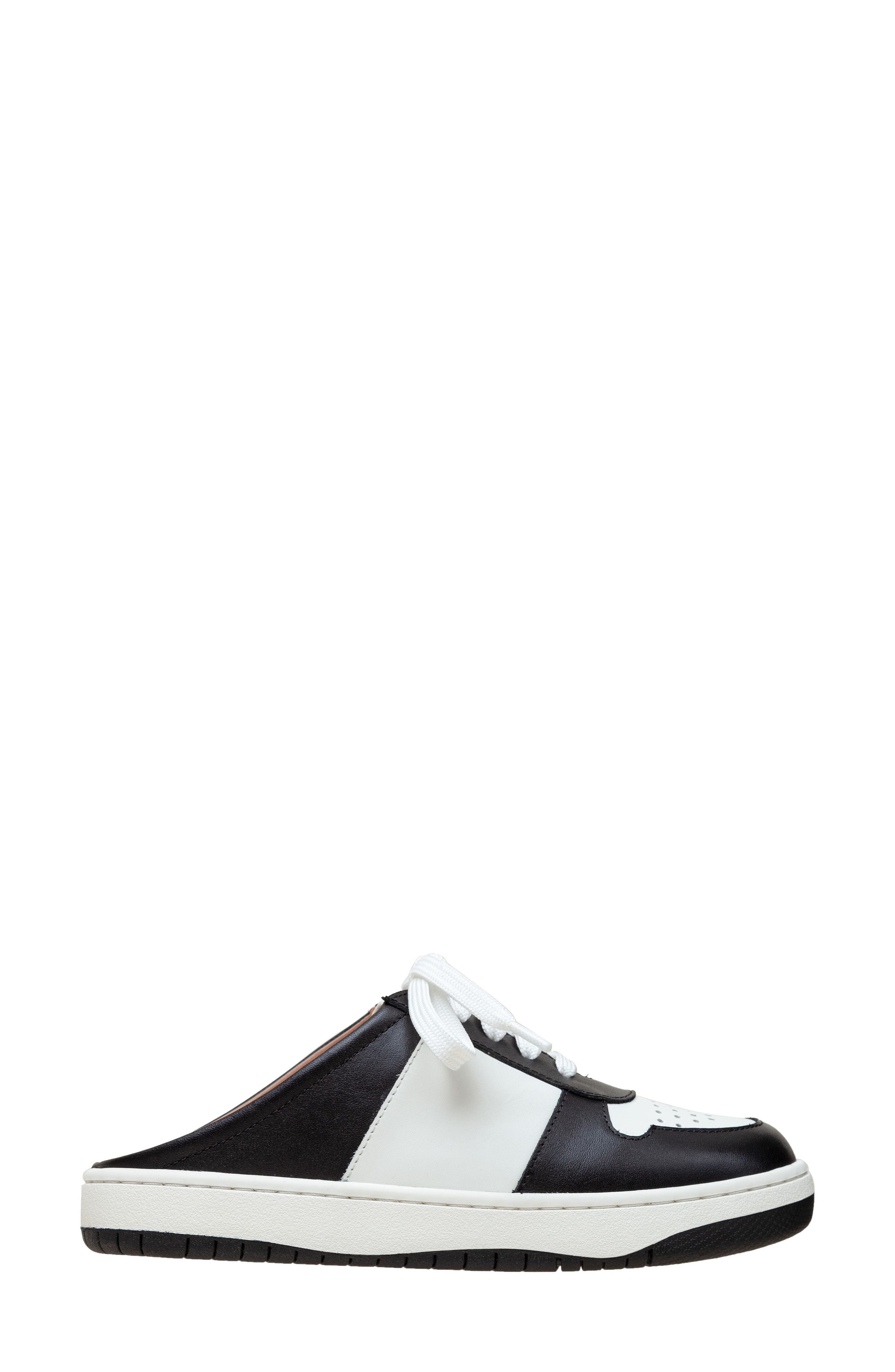 Linea Paolo Kieran Mule Sneaker, Alternate, color, Black/ Eggshell