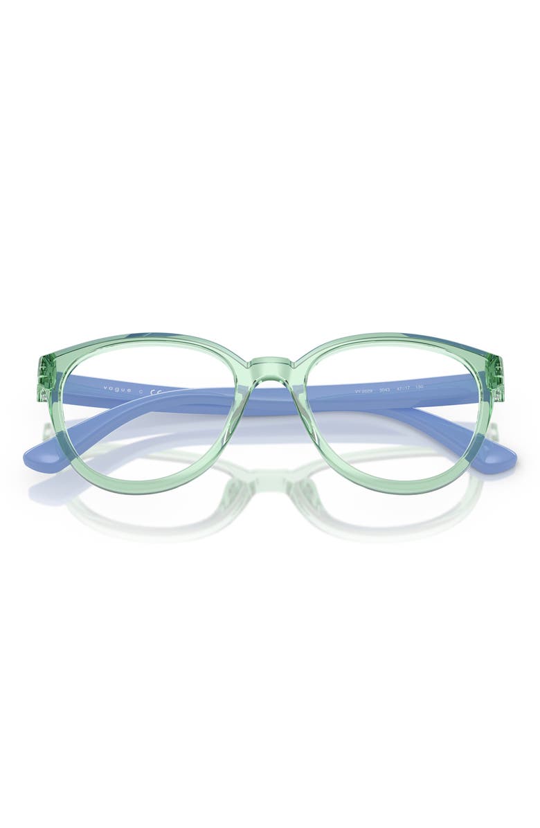VOGUE 45mm Pillow Optical Glasses, Alternate, color, Transparent Green