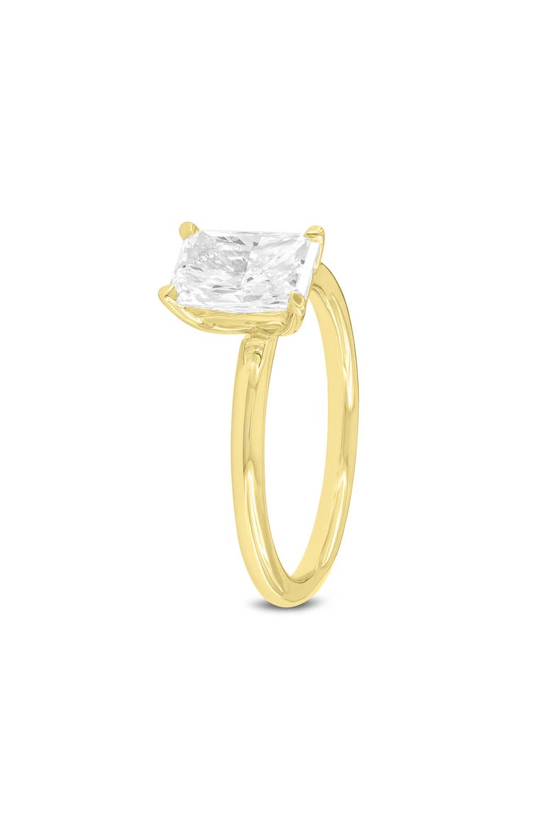 Dora 14K Gold Radiant Cut Lab Grown Solitaire Diamond Ring - 1.5 Ct, Alternate, color, 14K Yellow Gold