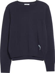 Erdem Floral Embroidered Cashmere Sweater