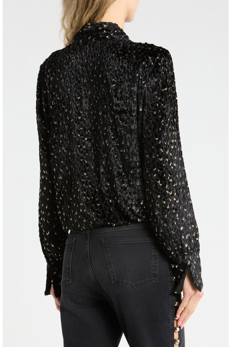 Kayliegh Long Sleeve Top, Alternate, color, BLACK MULTI